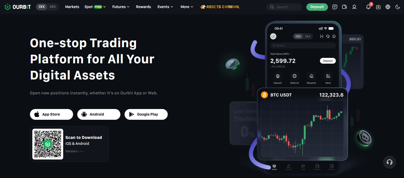صفحه دانلود اپلیکیشن اوربیت برای موبایل